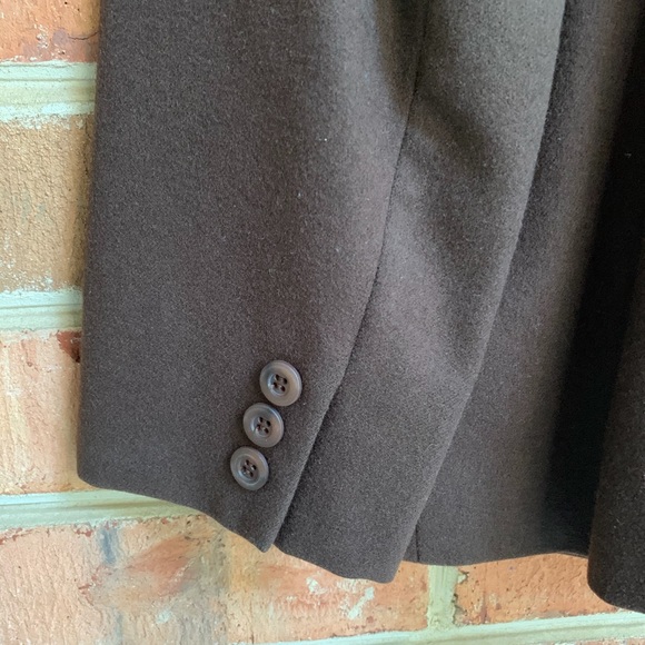 Pendleton Chocolate Wool Blazer - Picture 3 of 4